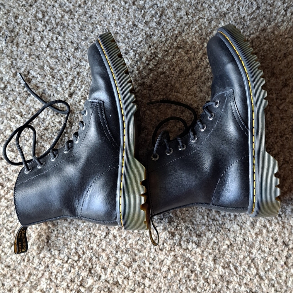 Dr Marten Black Boots - Picture 7 of 9